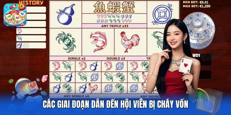 Các giai đoạn dẫn đến hội viên bị cháy vốn Các giai đoạn dẫn đến hội viên bị cháy vốn