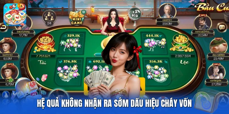 Hệ quả không nhận ra sớm dấu hiệu cháy vốn Hệ quả không nhận ra sớm dấu hiệu cháy vốn